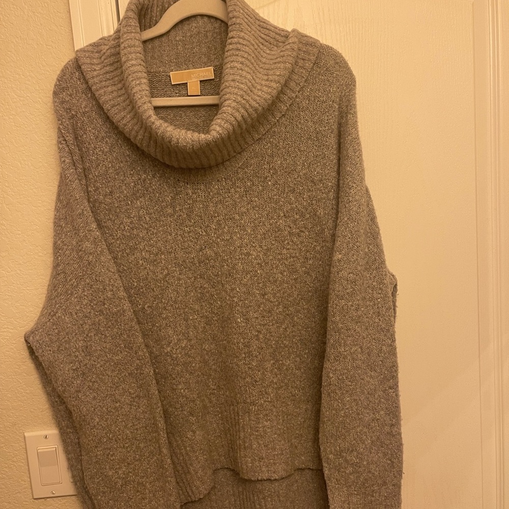 Michael Kors Silver cowl neck sweater